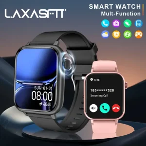 2025 Smartwatch – Bluetooth Call, 100+ Sports, Waterproof