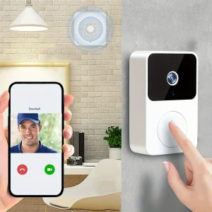 Wireless Video Doorbell – HD Camera, Two-Way Talk & Night Vision